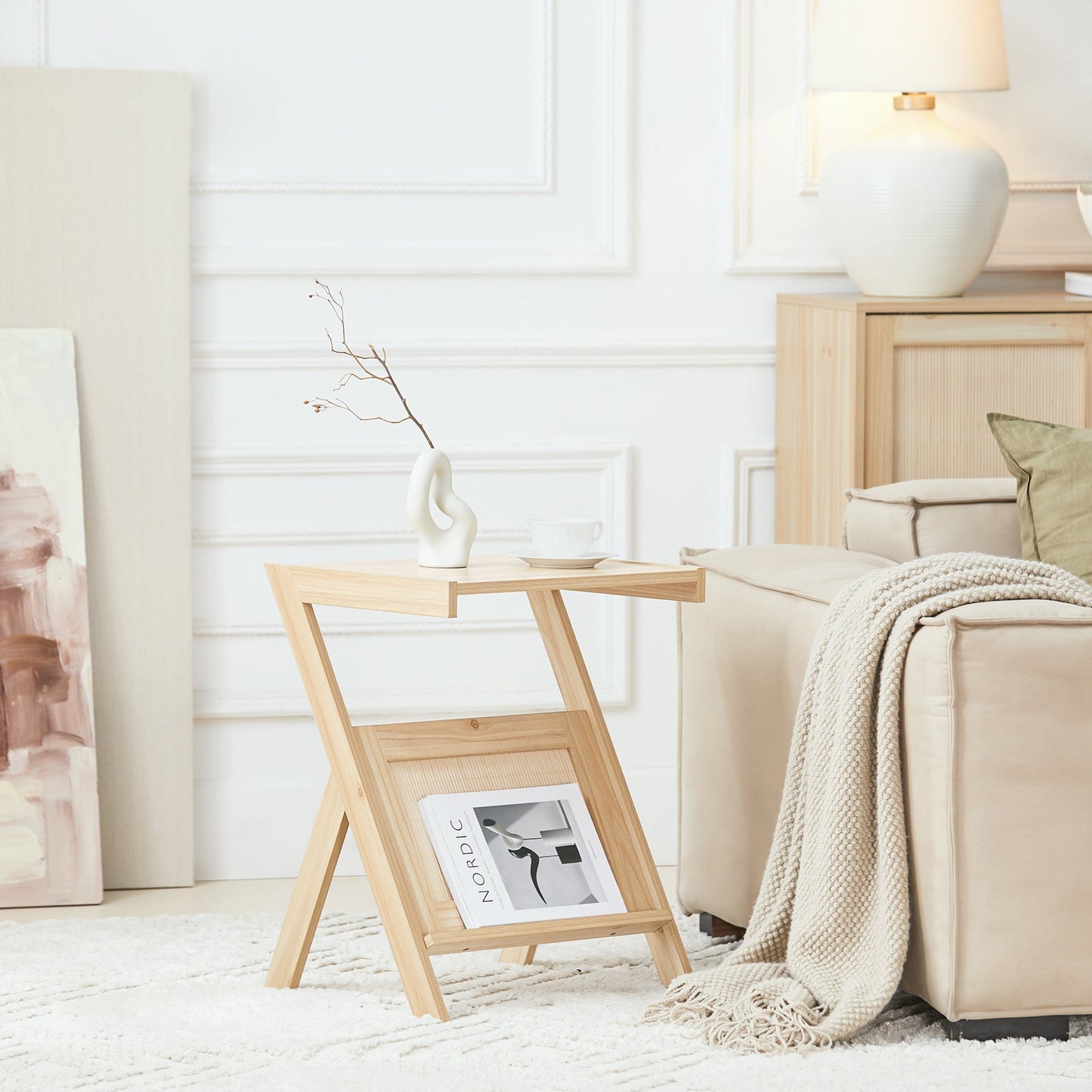 SoBuy Tavolino da salotto 45x36x56cm FBT122-N