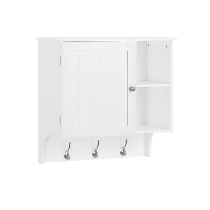 SoBuy BZR103-W Armadietto pensile alto Mobile pensile da bagno Mobile sospeso Mobile da parete