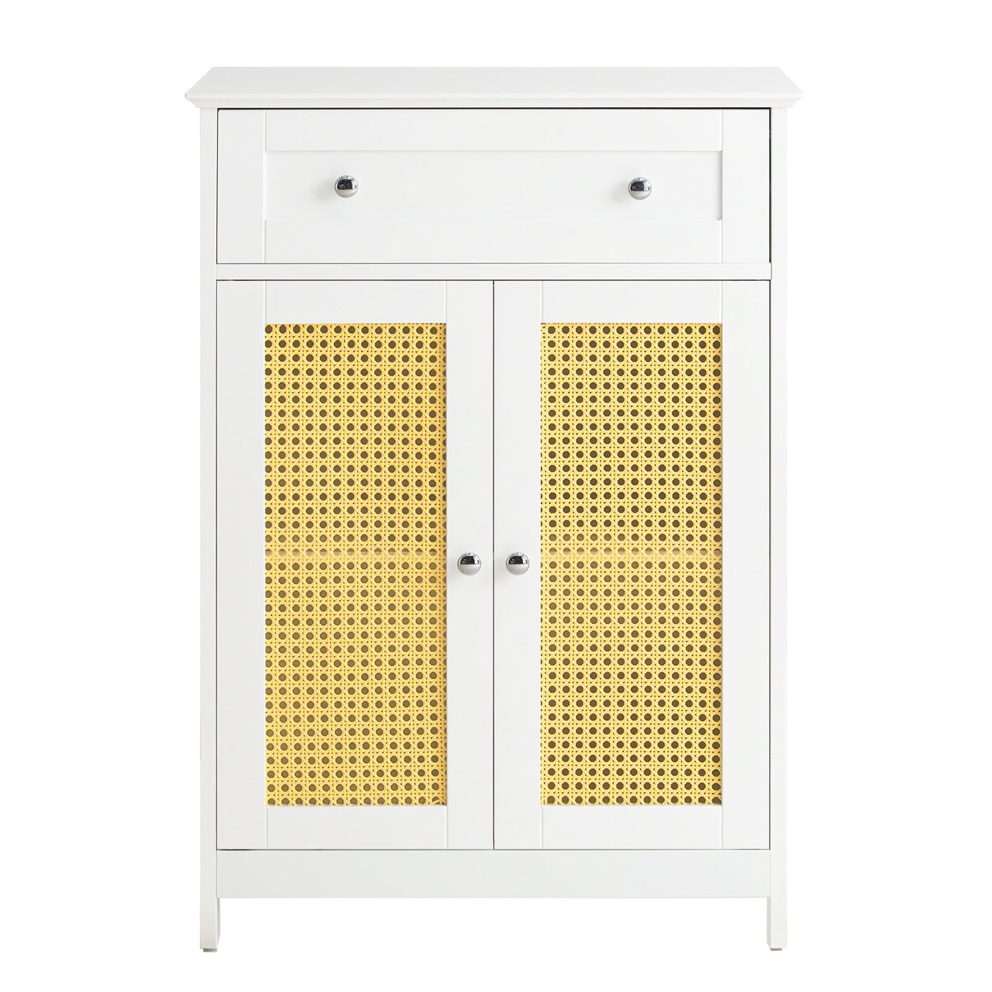 SoBuy Cassettiera Mobiletto in rattan 60x35x88cm BZR120-W