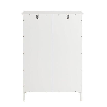 SoBuy Cassettiera Mobiletto in rattan 60x35x88cm BZR120-W