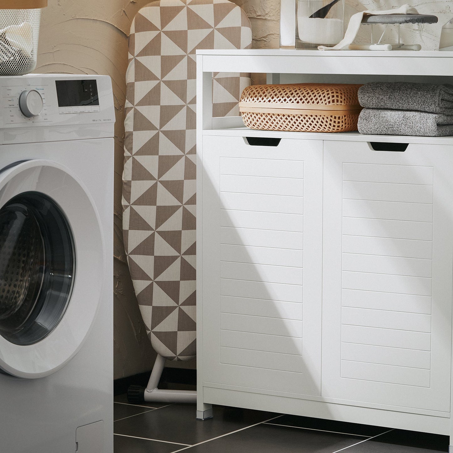 SoBuy Mobiletto armadietto 70x35x90cm BZR121-W