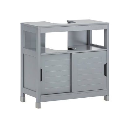 SoBuy Mobile sottolavabo con ante scorrevoli 60x30x60cm FRG128-II-SG