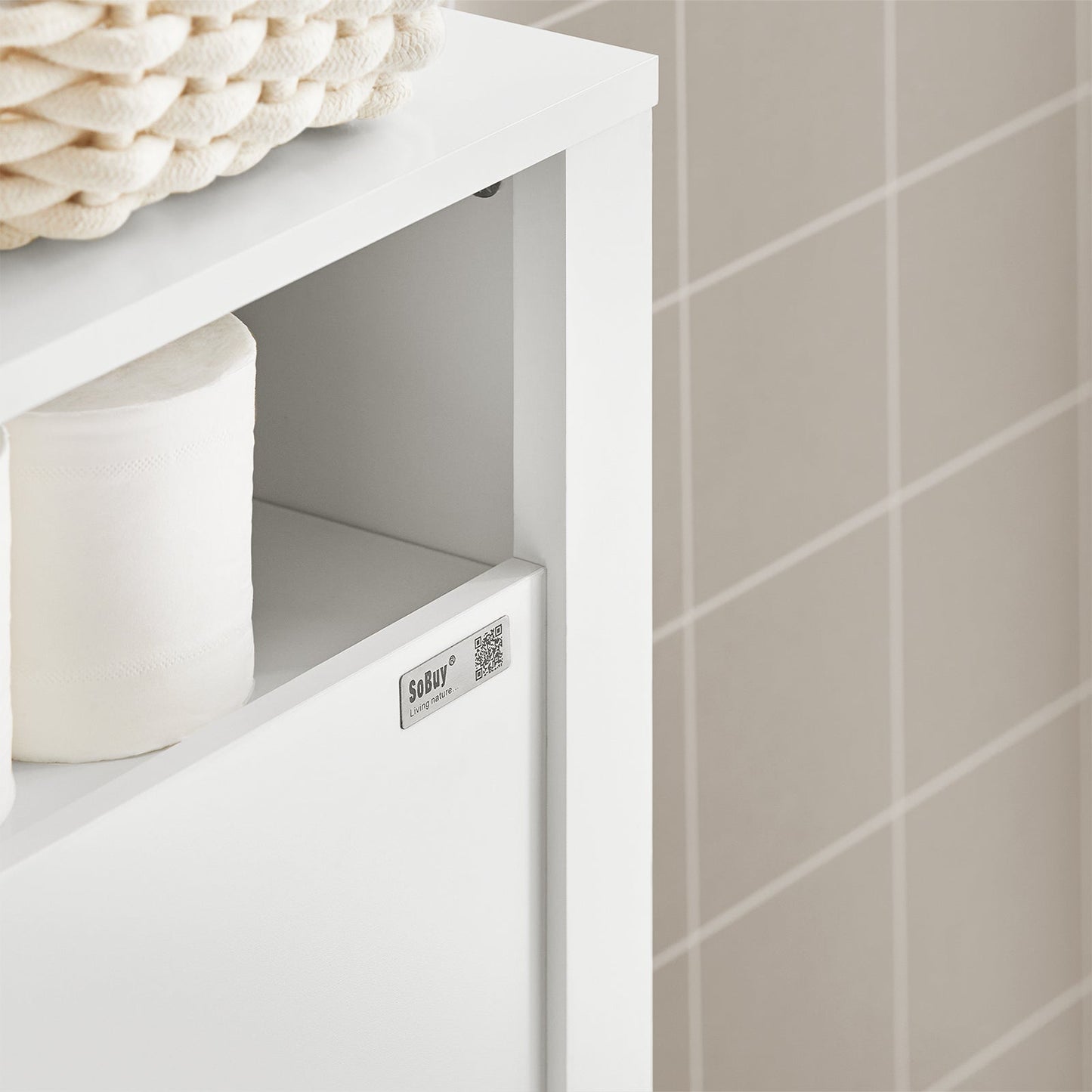 QuindiAcquista Mobiletto salvaspazio 20x60x70cm BZR83-W