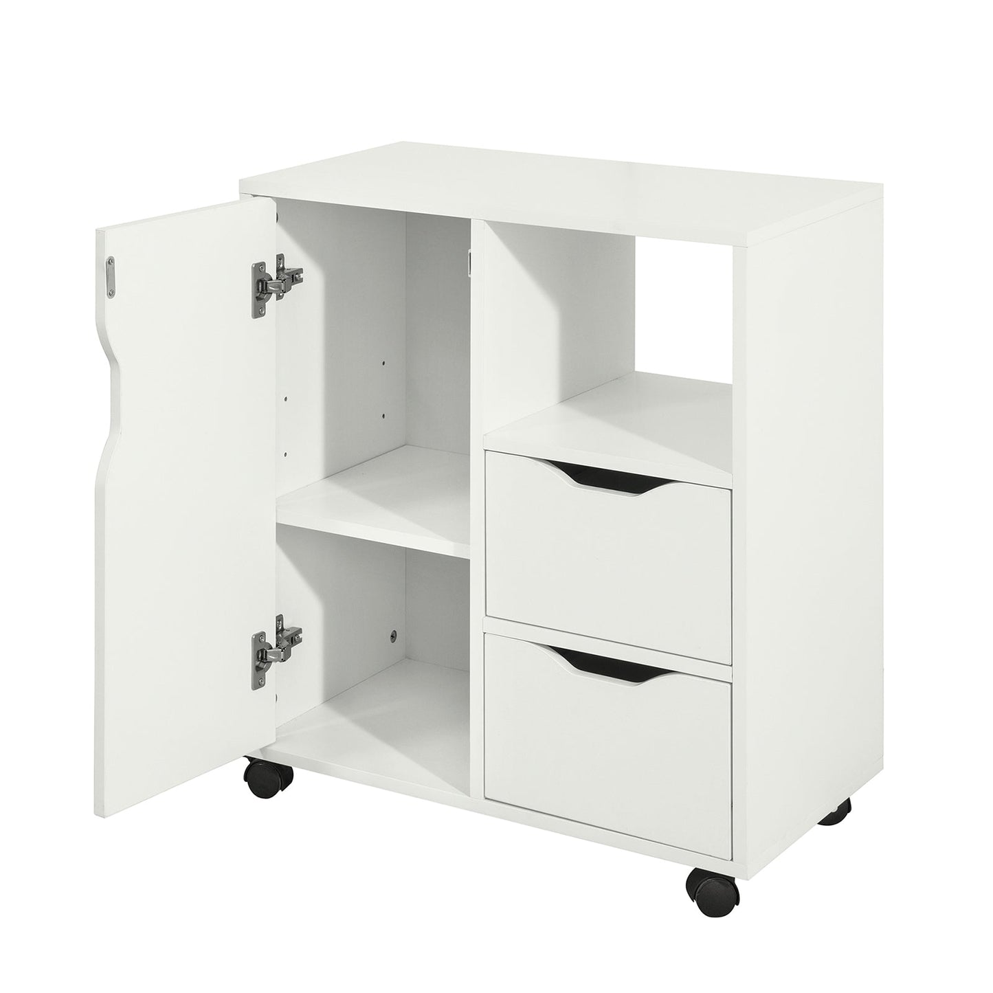 SoAcquista Tavolino con ruote 60x35x70cm FBT105-W