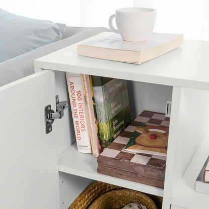 SoAcquista Tavolino con ruote 60x35x70cm FBT105-W