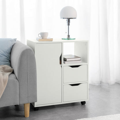 SoAcquista Tavolino con ruote 60x35x70cm FBT105-W