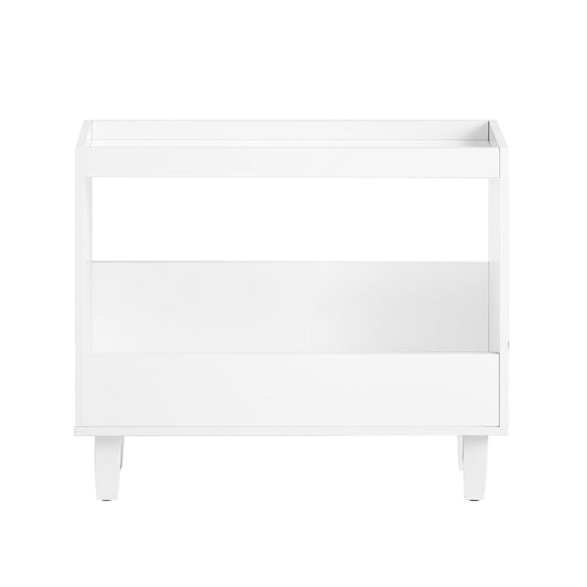 SoBuy Tavolino Bianco 60x25x50 cm FBT147-W