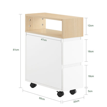 QuindiAcquista Tavolino 50x20x60cm FBT155-WN