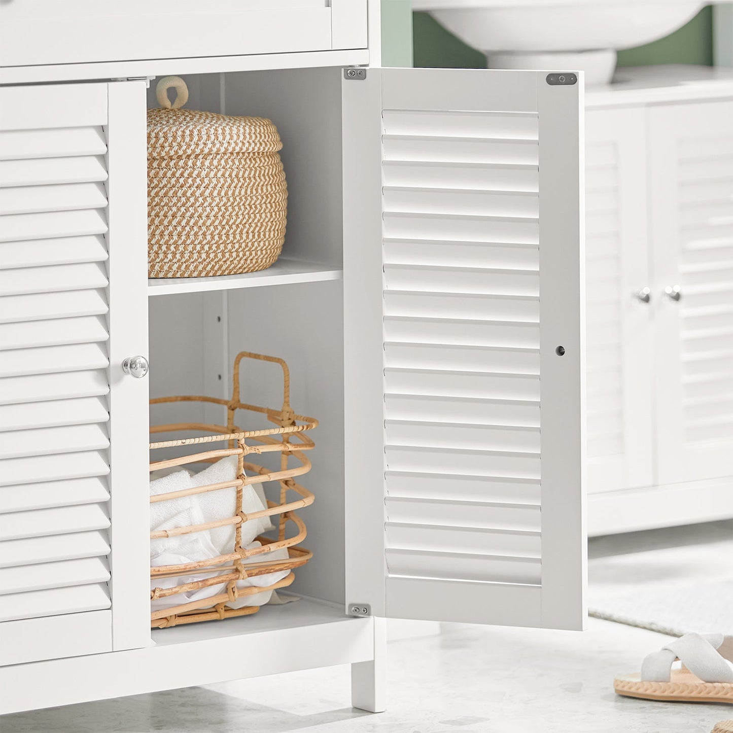 SoBuy Mobiletto cassettiera 60x35x87cm FRG238-W