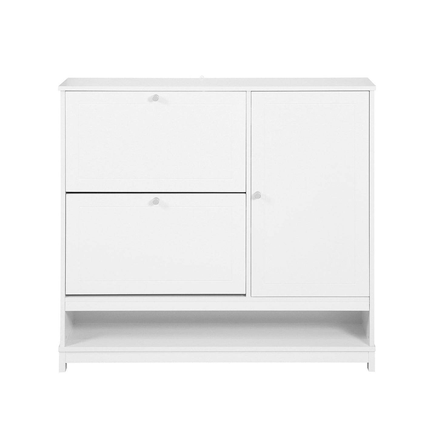 SoBuy Scarpiera con armadietto 102x24x96cm FSR114-W