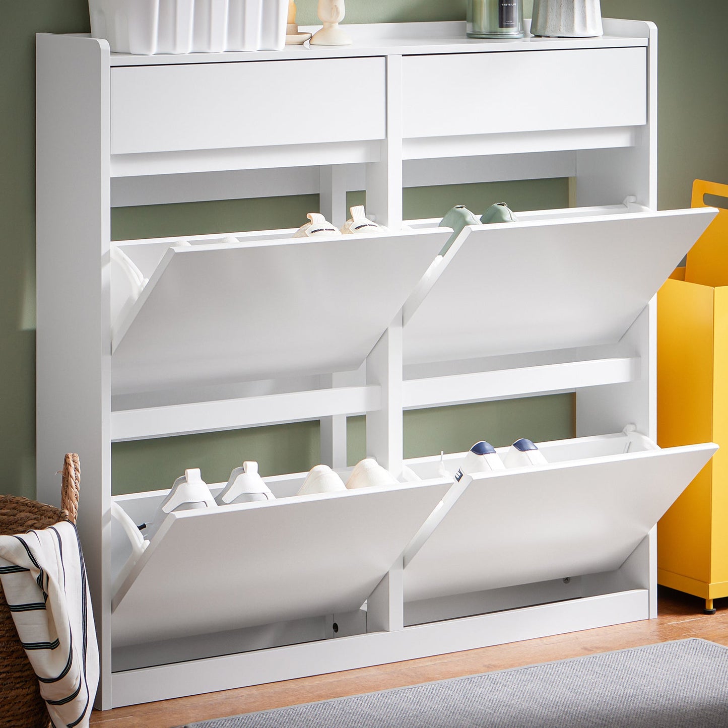 SoBuy Scarpiera 98x19x95cm FSR169-W