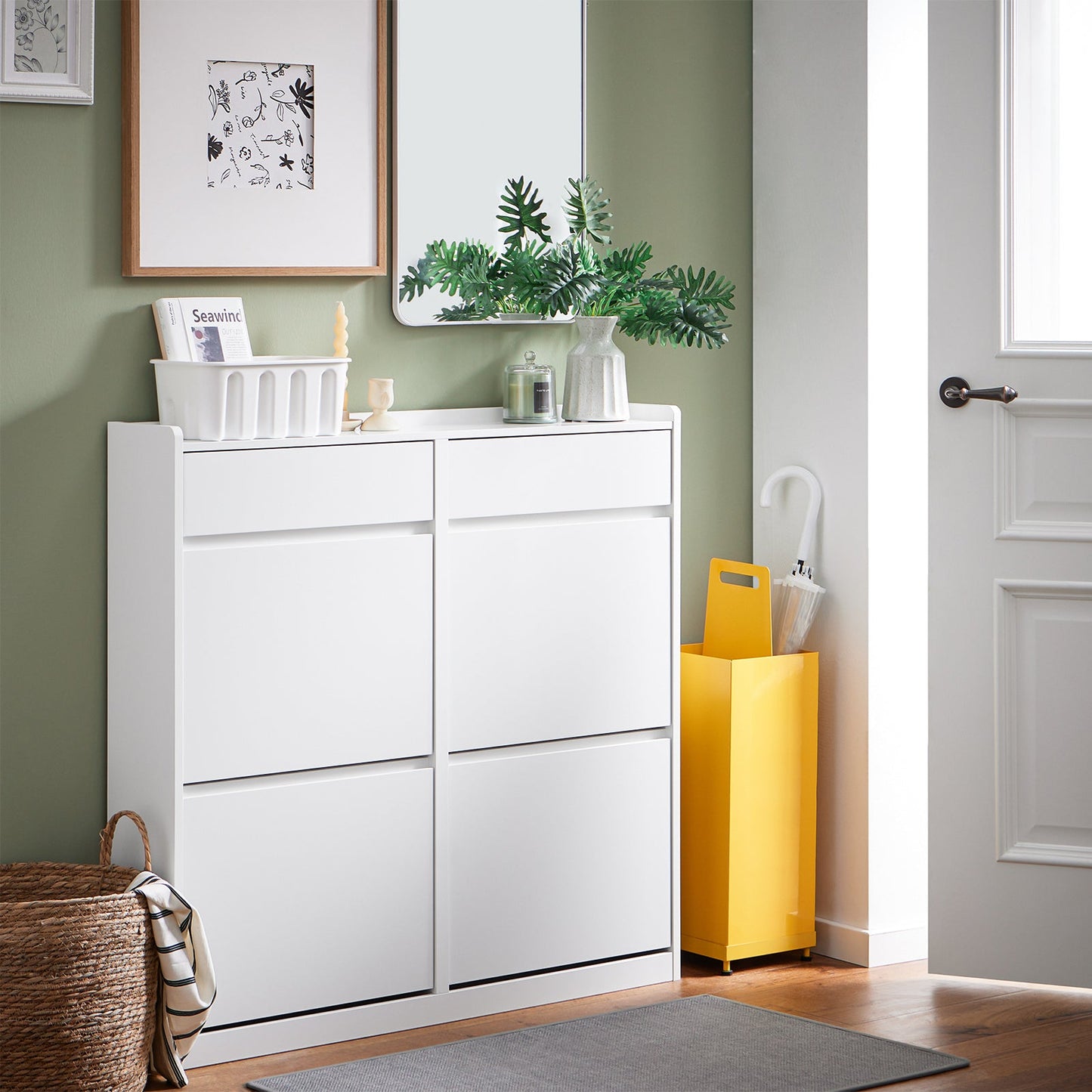 SoBuy Scarpiera 98x19x95cm FSR169-W