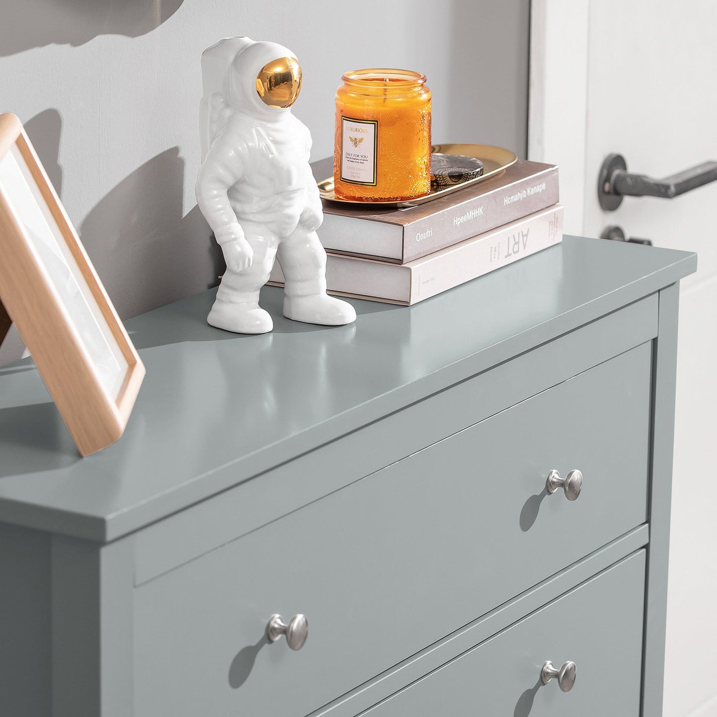 SoBuy Scarpiera con cassetto 80x25x108cm FSR89-HG