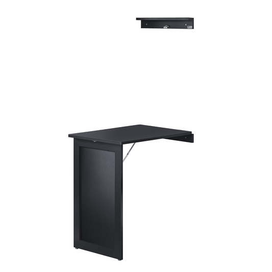 SoBuy Tavolo a muro pieghevole con lavagna 75x50x76cm FWT20-SCH