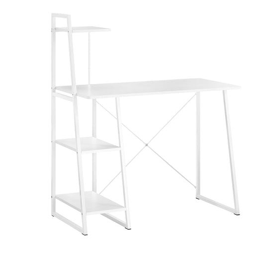 SoBuy Scrivania con libreria 102x49x117cm FWT29-W