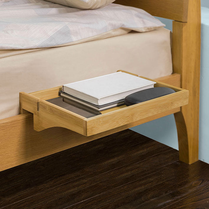 SoBuy Vassoio da letto comodino in bambù 36x25x9cm NKD01-N