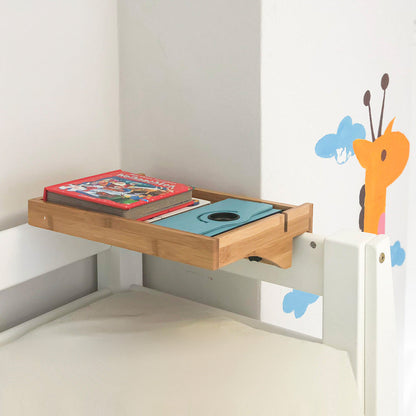 SoBuy Vassoio da letto comodino in bambù 36x25x9cm NKD01-N