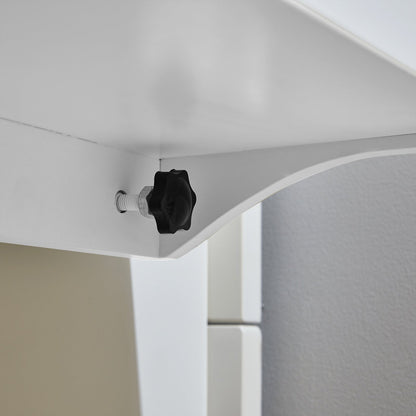 SoBuy Vassoio da letto comodino in bambù 36x25x8cm NKD01-W