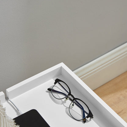 SoBuy Vassoio da letto comodino in bambù 36x25x8cm NKD01-W